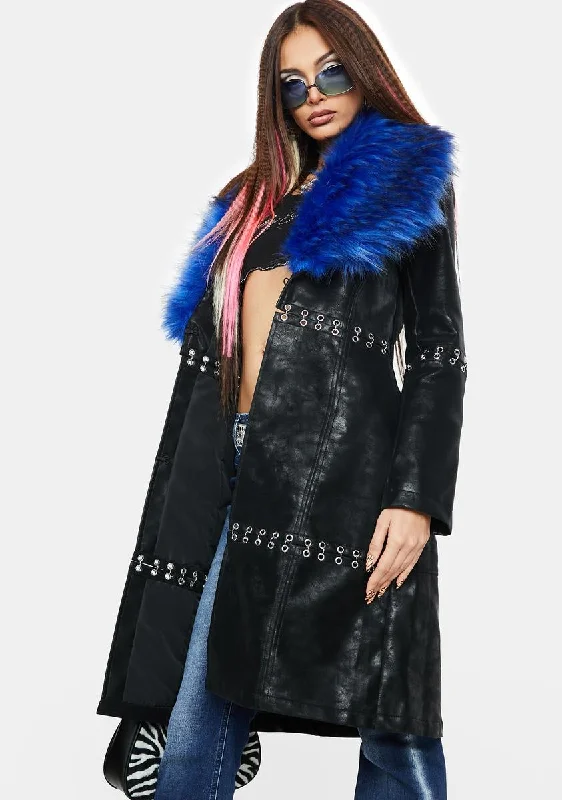 Women's Party Clothes Limited Stock Jewel Of Jersey Faux Fur Jacket