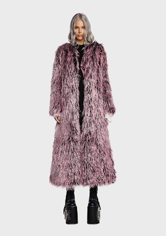 Women's Clothing For Outdoor Activities Hurry Before It'S Gone Born Enchanter Faux Fur Coat