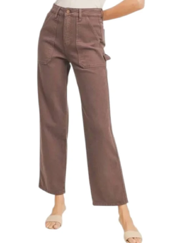 Women's Clothes And Garments Low Price Special Carpenter Jeans In Espresso