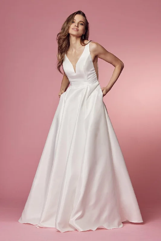 Women's Resort Attire Fall Sale, Prices Drop Long Formal Sleeveless Wedding Dress