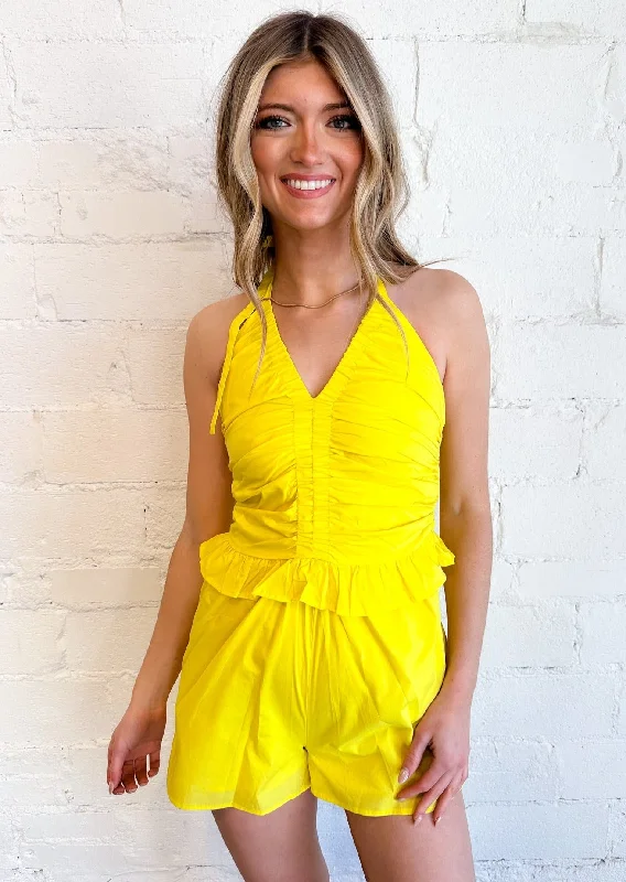 Women's Clothing For Casual Outings Vintage Style Deals Slice of Lemon Romper