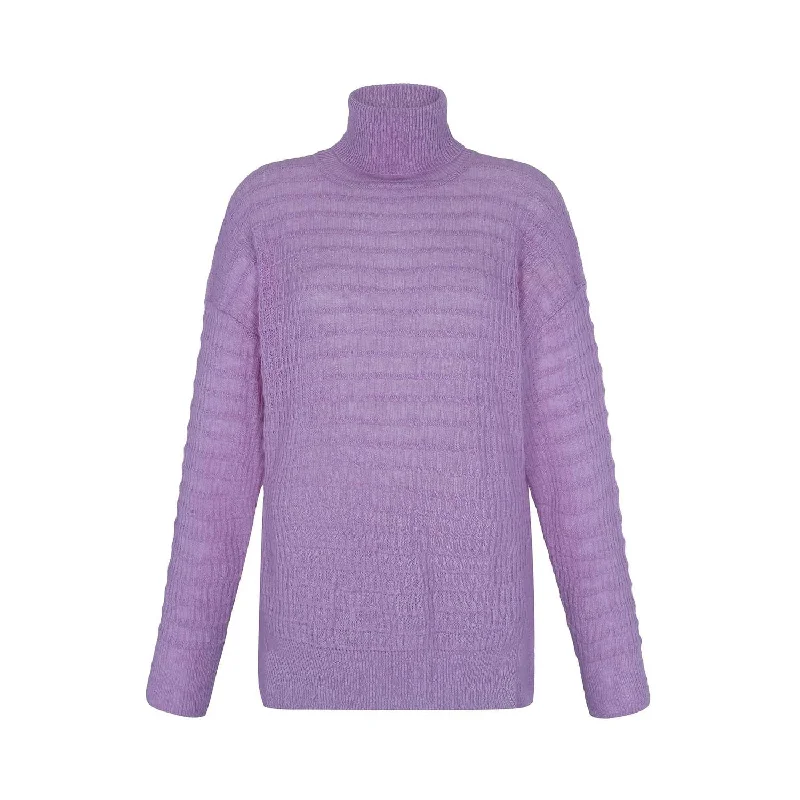 Women's Vacation Attire Classic Elegance Sales Nuna Sweater In Lavender