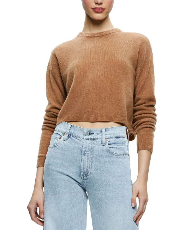 Classic Women's Clothing Styles Limited Styles alice + olivia Sherrell Cashmere Pullover