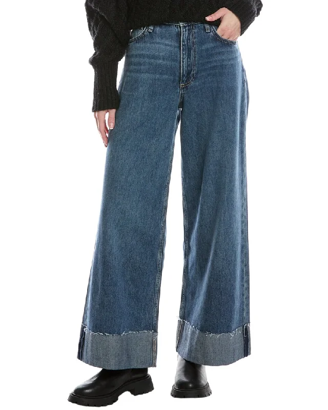 Women's Seasonal Wardrobe Clothing Casual Chic rag & bone Sofie Pebbles Ultra High-Rise Wide Leg Jean