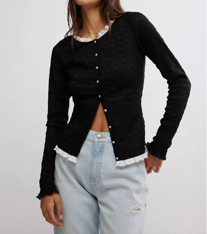 Women's Athletic Clothes Clearance Sale, All Cheap Blackbird Cardi In Black Combo