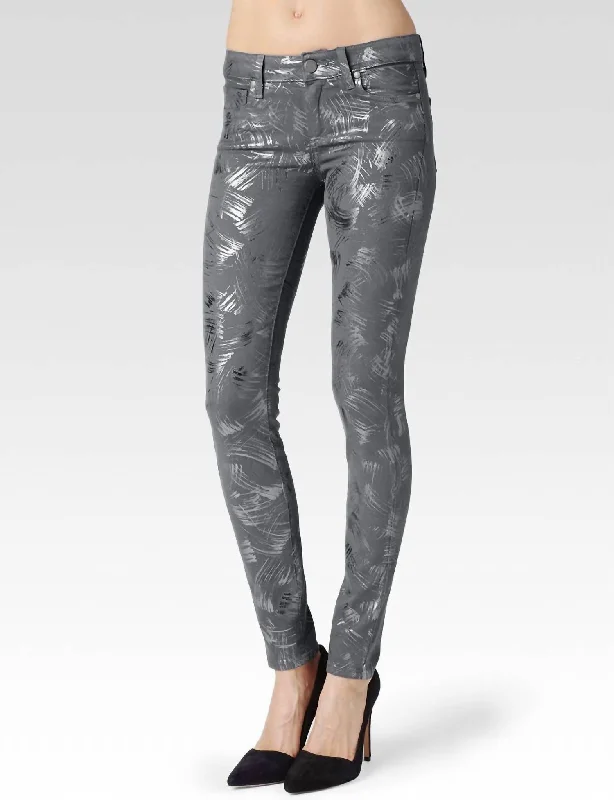 Women's Clothes For Work Events Chic Style, Always In Vogue Surrealism Verdugo Ultra Skinny Mid Rise Jeans In Gray