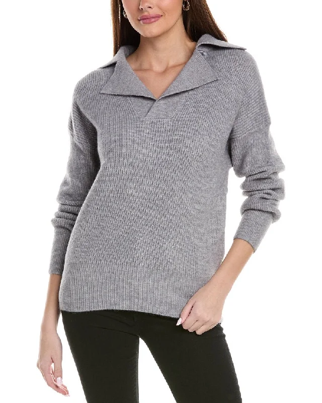 Women's Clothing For Work Timeless Elegance Redefined REVERIEE Collared Sweater