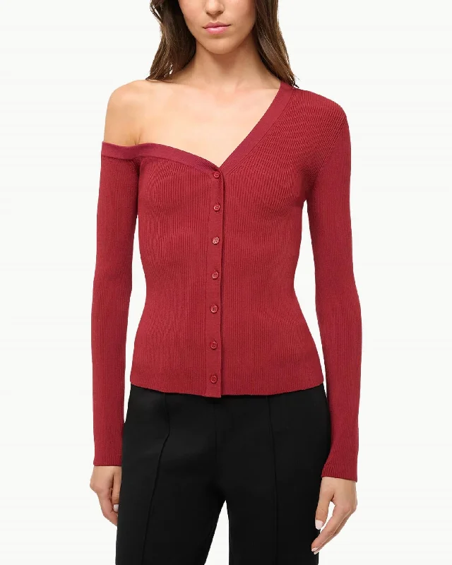 Women's High-Fashion Outfit Street Chic Discounts Craftsman Sweater In Syrah