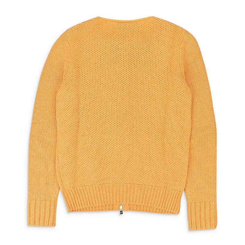 Women's Outdoor Activity Garments Feminine Luxe Style Sale CREW NECK ORANGE SWEATER