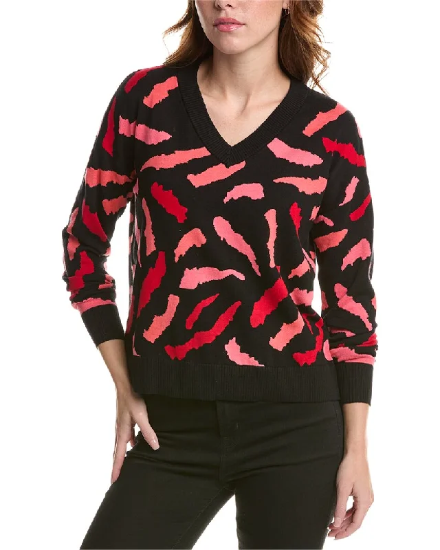 Women's Evening Apparel Massive Selection Sale Edinburgh Knitwear Abstract Animal Sweater