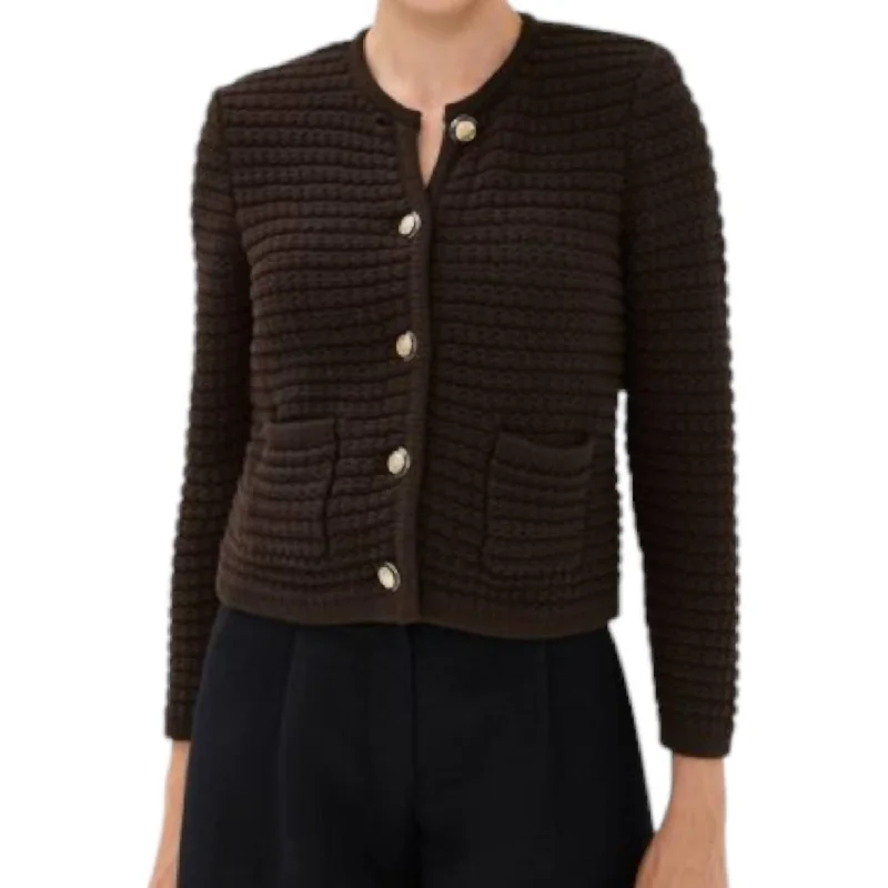 Casual Clothing For Women Seasonal Fashion Gaspard Jacket In Chocolate