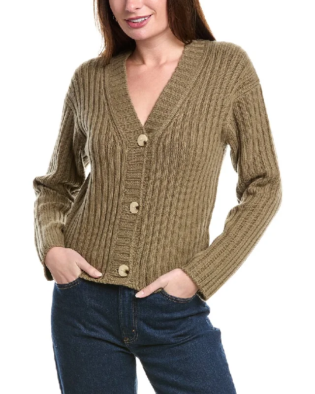 Women's Clothes And Garments Discover Now Vince Chunky Rib Wool & Cashmere-Blend Cardigan