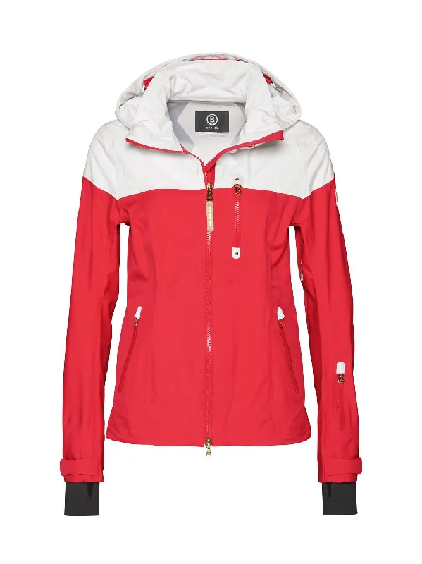 Comfortable Women's Apparel Nela-T Ski Jacket In Hot Red