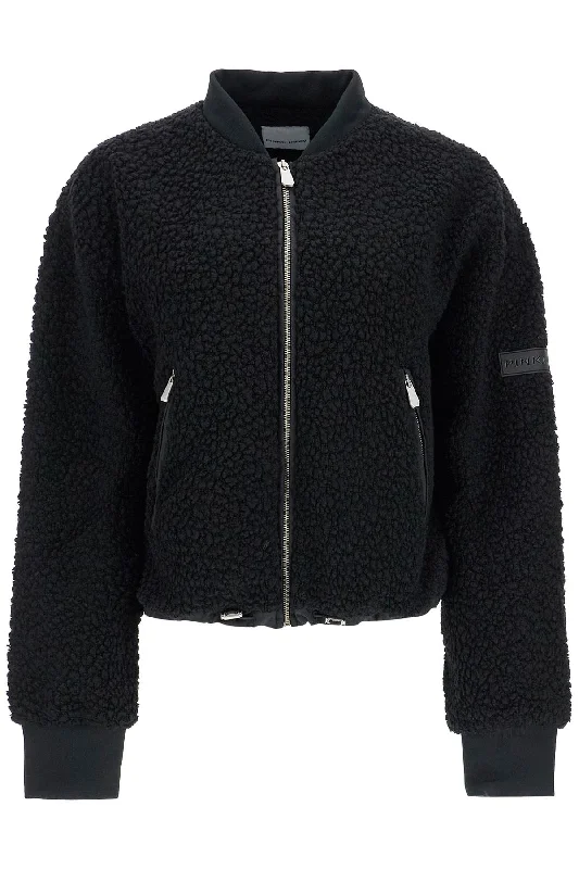 Affordable Luxury Women's Apparel Pinko Women's Teddy Bomber Jacket For