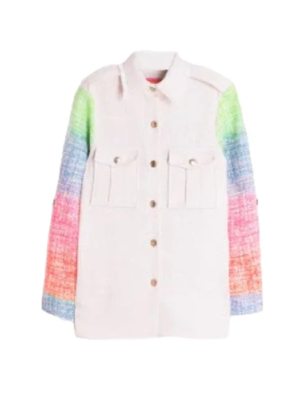 Tailored Clothing For Women Mariella Embellished Jacket In Baleno Madelaine