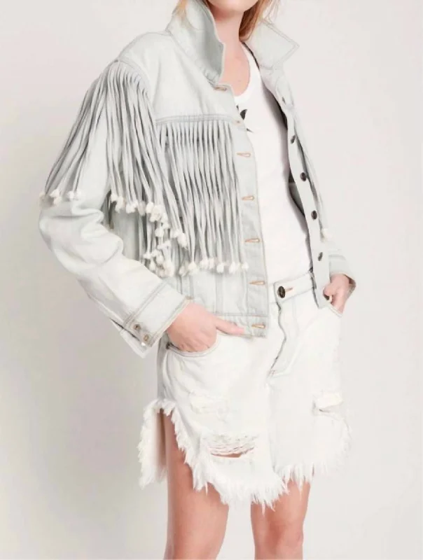 Timeless Women's Clothes Florence Fringed Jacket