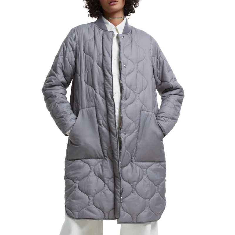 Limited-Stock Clothing Sale – Shop Before It's Too Late Quilted Coat In Dark Shadow