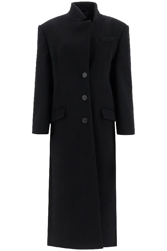 Timeless Women's Apparel The Attico Women's Long Woolen Cloth Coat