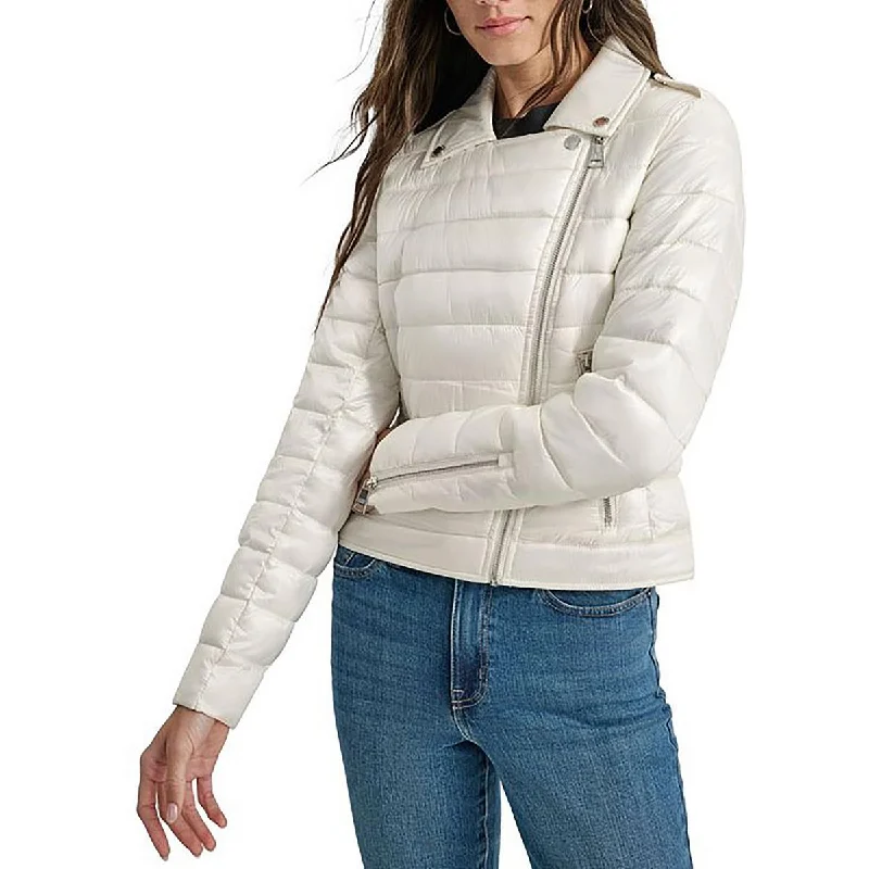 Elegant Clothing For Women Womens Zipper Polyester Puffer Jacket