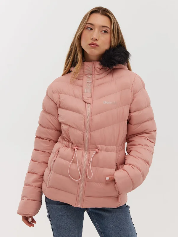 Women's Layered Outfit Inken Hooded Puffer Jacket