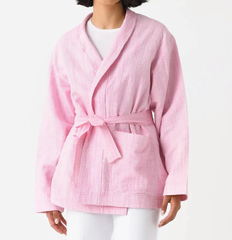 Best Deals On High-Quality Fashion – Shop Now Cacao Jacket In Rose/blanc