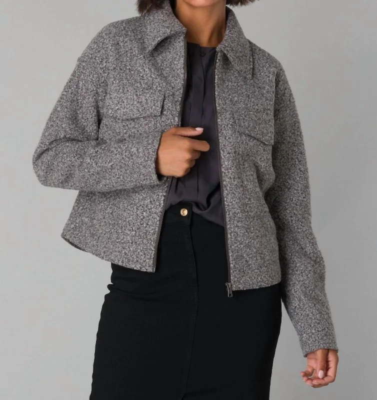 Women's Activewear Apparel Olicia Jacket In Gray