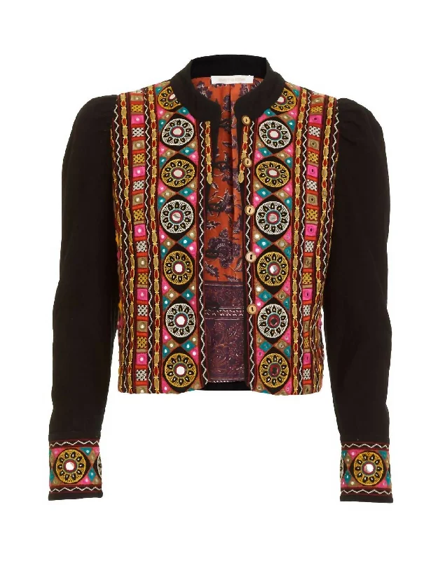 Premium Fashion At Promotional Prices – Limited Time Only Jasmine Jacket In Indira Embroidery