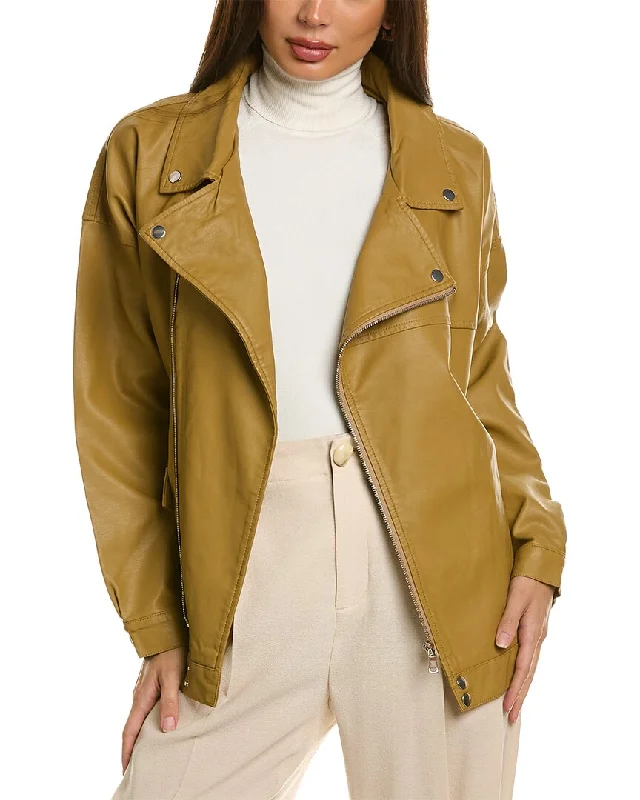 Women's Transitional Clothes VERA DOLINI Moto Jacket