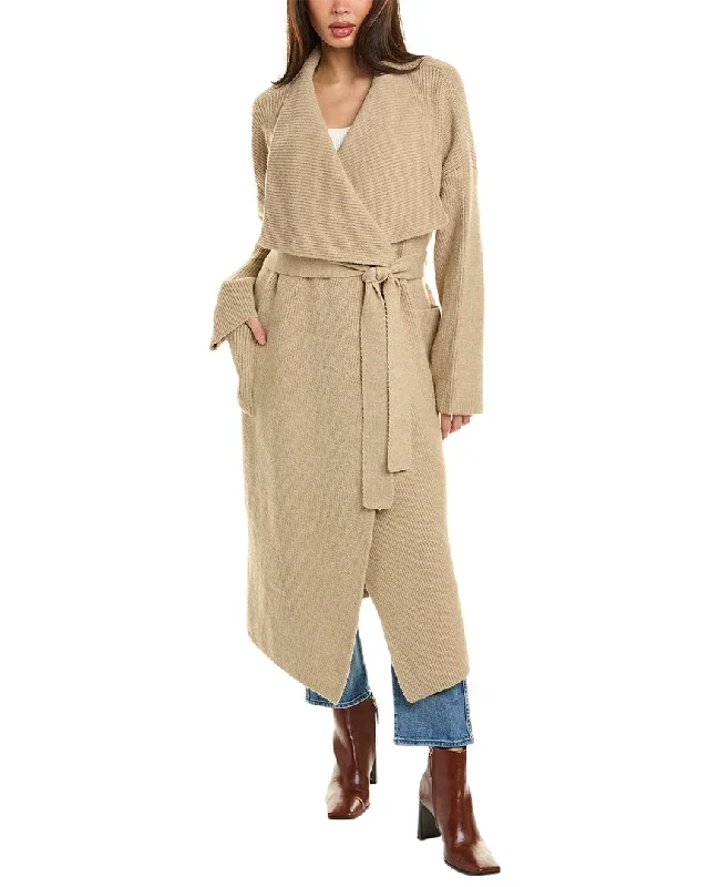 Stylish Women's Clothing Beulah Wool & Alpaca-Blend Trench Coat