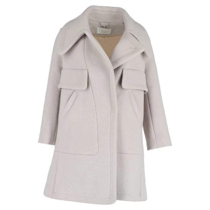 Vintage-Inspired Garments Chloé Coat in Grey Wool