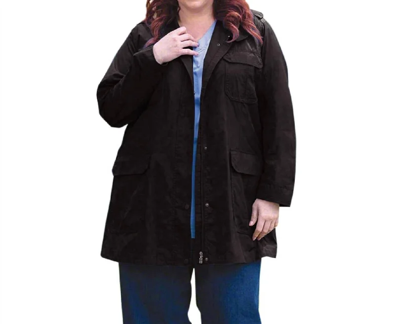 Women's Occasion Wear Clothing Spencer Long Sleeve Jacket - Plus Size In Black Spencer