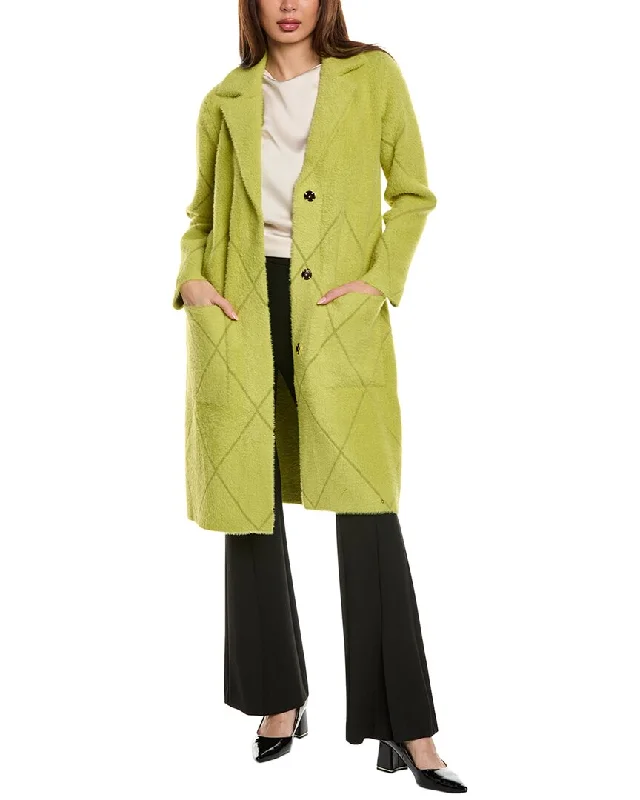 Affordable Fashion Clothing For Women Joseph Ribkoff Fuzzy Eyelash Coat