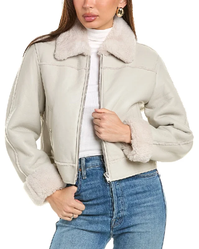 Fashion-Forward Women's Clothing IRO Miram Shearling Jacket