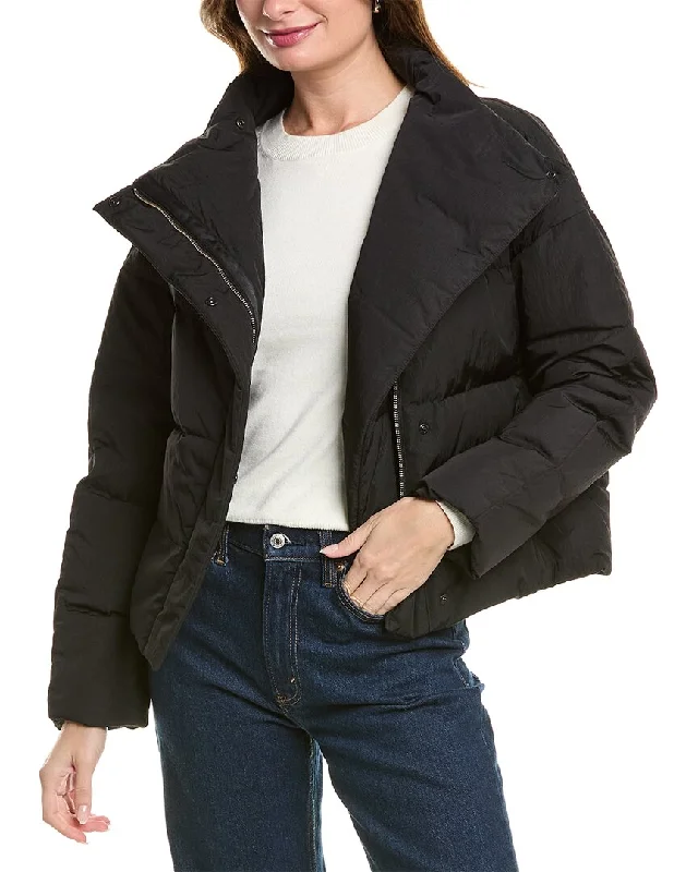 Women's Clothing Sets Theory Offset Puffer Coat