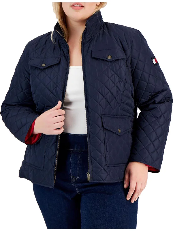 Women's Clothes And Apparel Plus Womens Lightweight Warm Quilted Coat