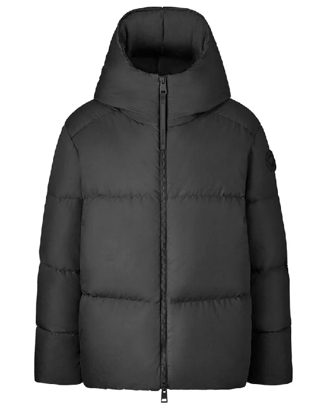 Women's Chic Outerwear Garments Canada Goose Garnet Down Cropped Puffer