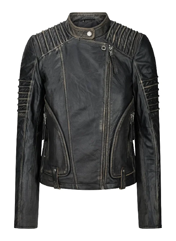 Your Favorite Fashion Pieces Now At Lower Prices Soft Leather Short Biker Style Jacket