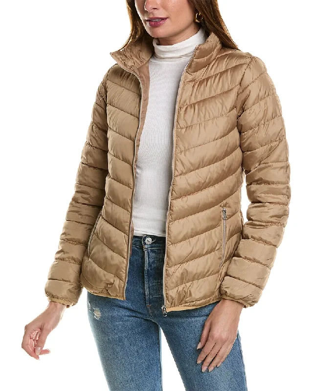 Women's High-Fashion Garments Big Chill Chevron Quilted Jacket