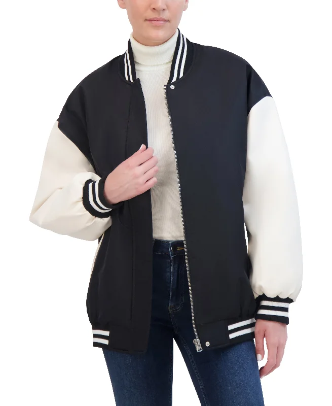 Flash Sale – Stunning Outfits At Exclusive Prices Hudson Jeans Women's Oversized Varsity Jacket