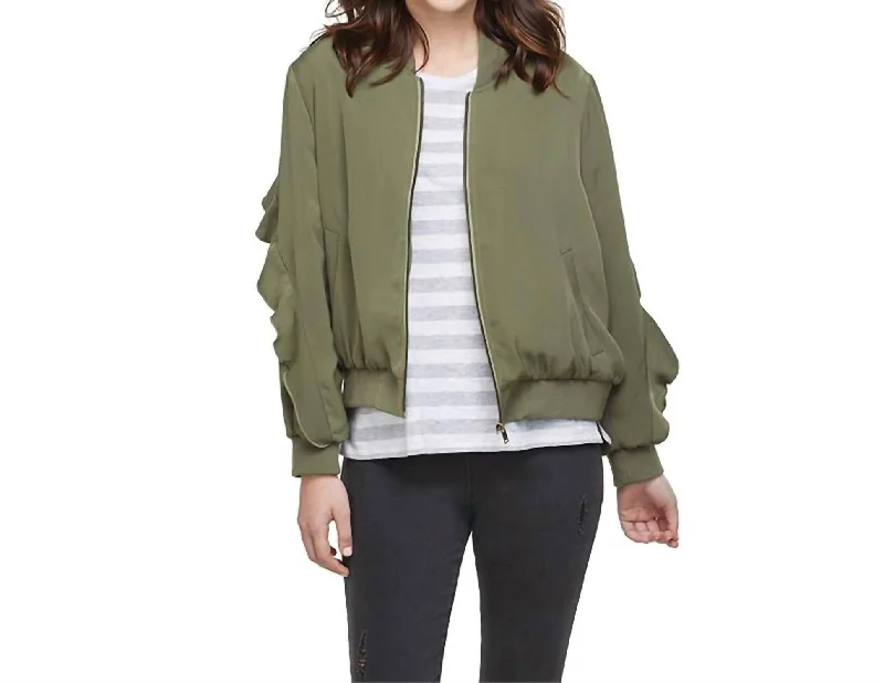 Refresh Your Wardrobe With Our Fashion Deals Nolan Bomber Jacket In Olive