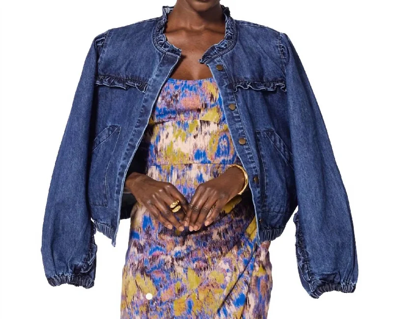 Casual Outfit For Women Paxton Jacket In Denim