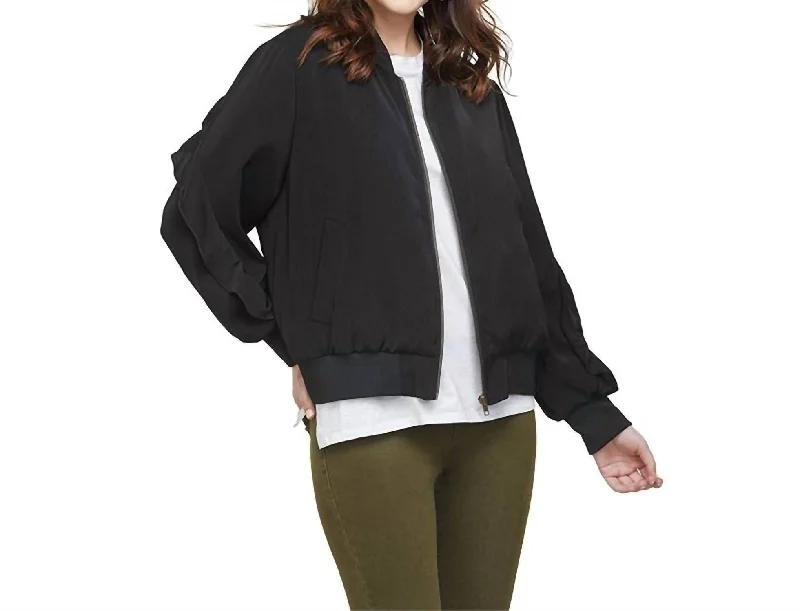 Chic And Affordable Fashion – Shop Now And Save Nolan Bomber Jacket In Black