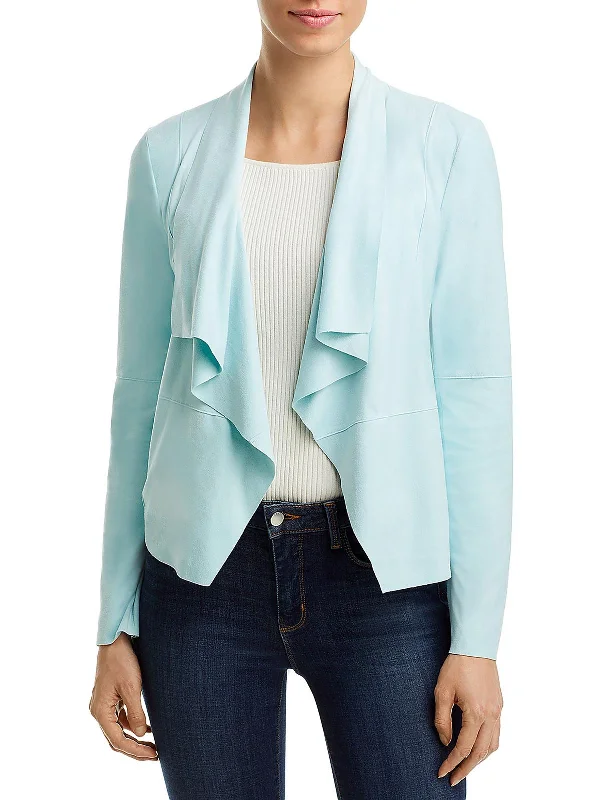 High-End Fashion, Low-End Prices – Sale Happening Now Womens Faux Suede Drape Jacket