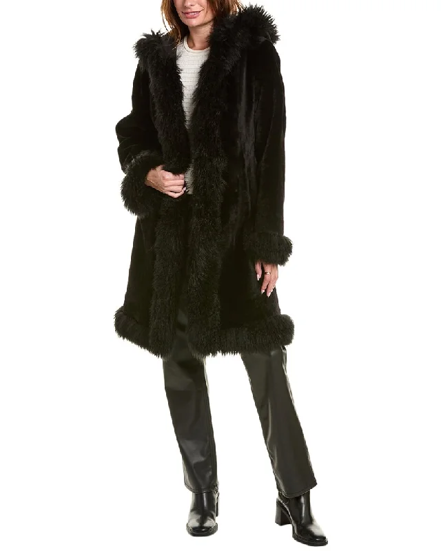 Shop Trendy And Timeless Outfits At Special Prices GORSKI Reversible Shearling Parka