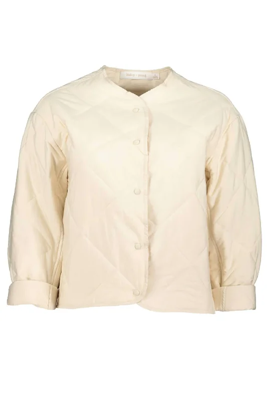 Women's Clothes For The Office Buchanan Shell Jacket In Cream