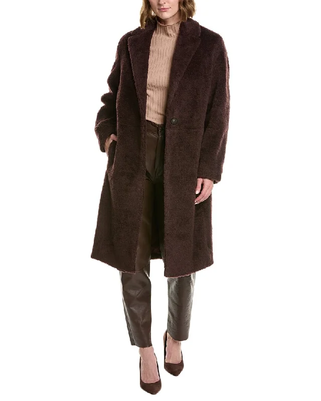 Premium Fashion At Budget-Friendly Prices Vince Wool-Blend Coat