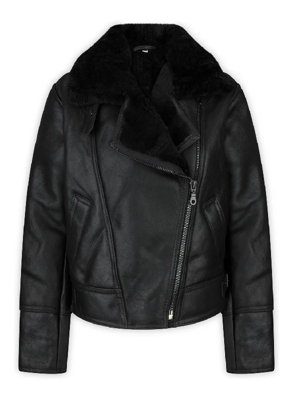 Dress In Style With Our Special Clothing Promotions Sheepskin Jacket Biker Aviator