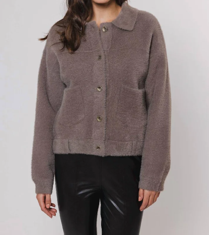 Limited-Time Fashion Sale – Shop Your Favorite Styles Now Bubbly Jacket In Taupe