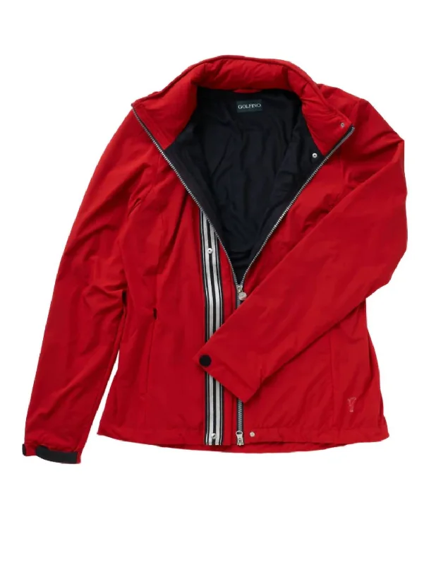 Women's Fashion Clothes The Glenda Jacket In Red