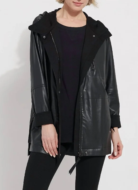 Premium Fashion At Promotional Prices – Limited Time Only Celine Vegan Leather Jacket In Black